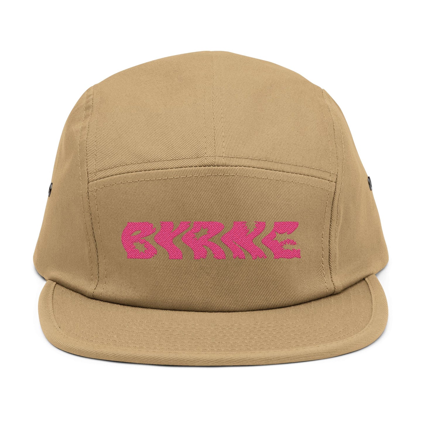 PINK - 5 Panel Cap with Embroidery
