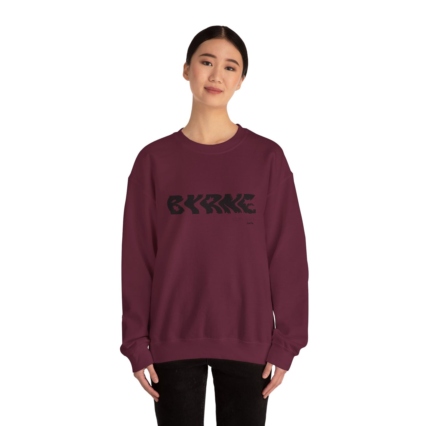 BYRNE Black South Africa 2025 - Unisex Crewneck Sweatshirt