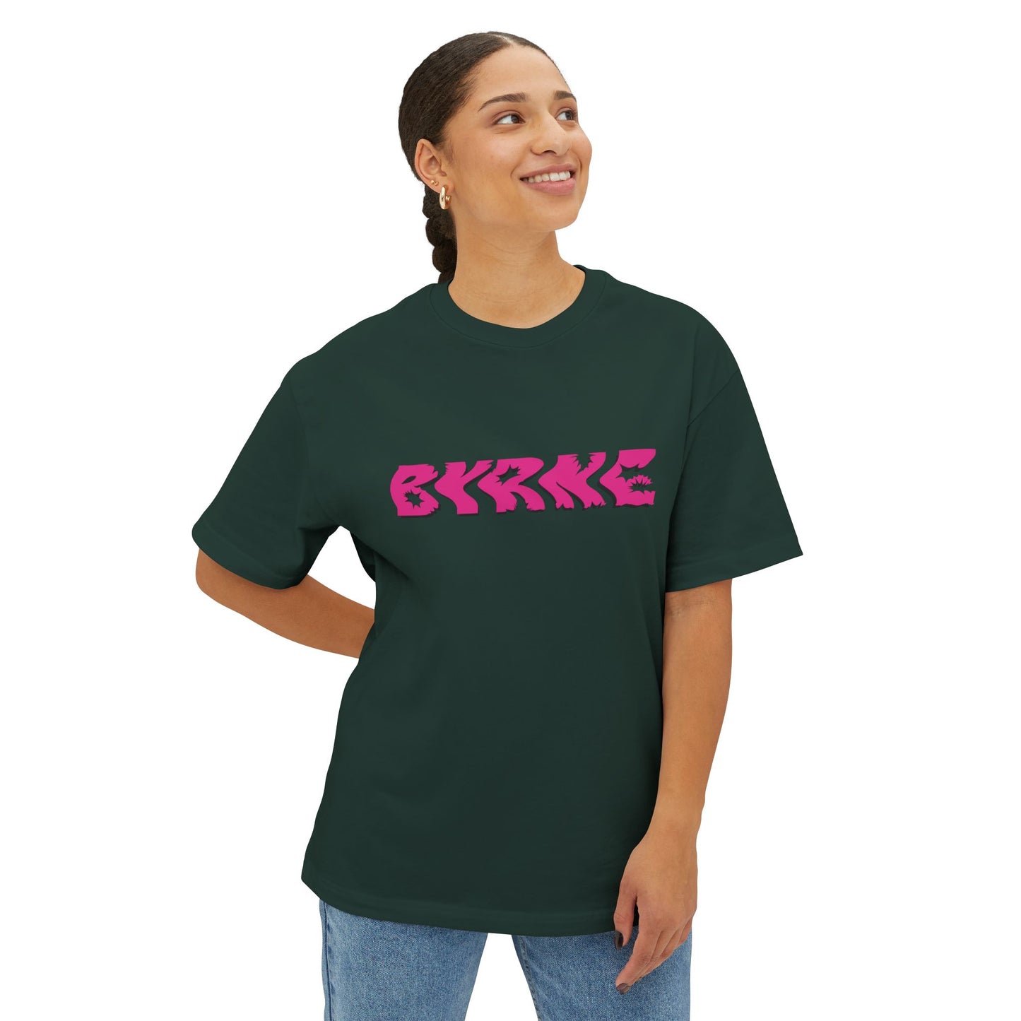Pink BYRNE South Africa 2025 - Unisex Oversized Boxy Tee