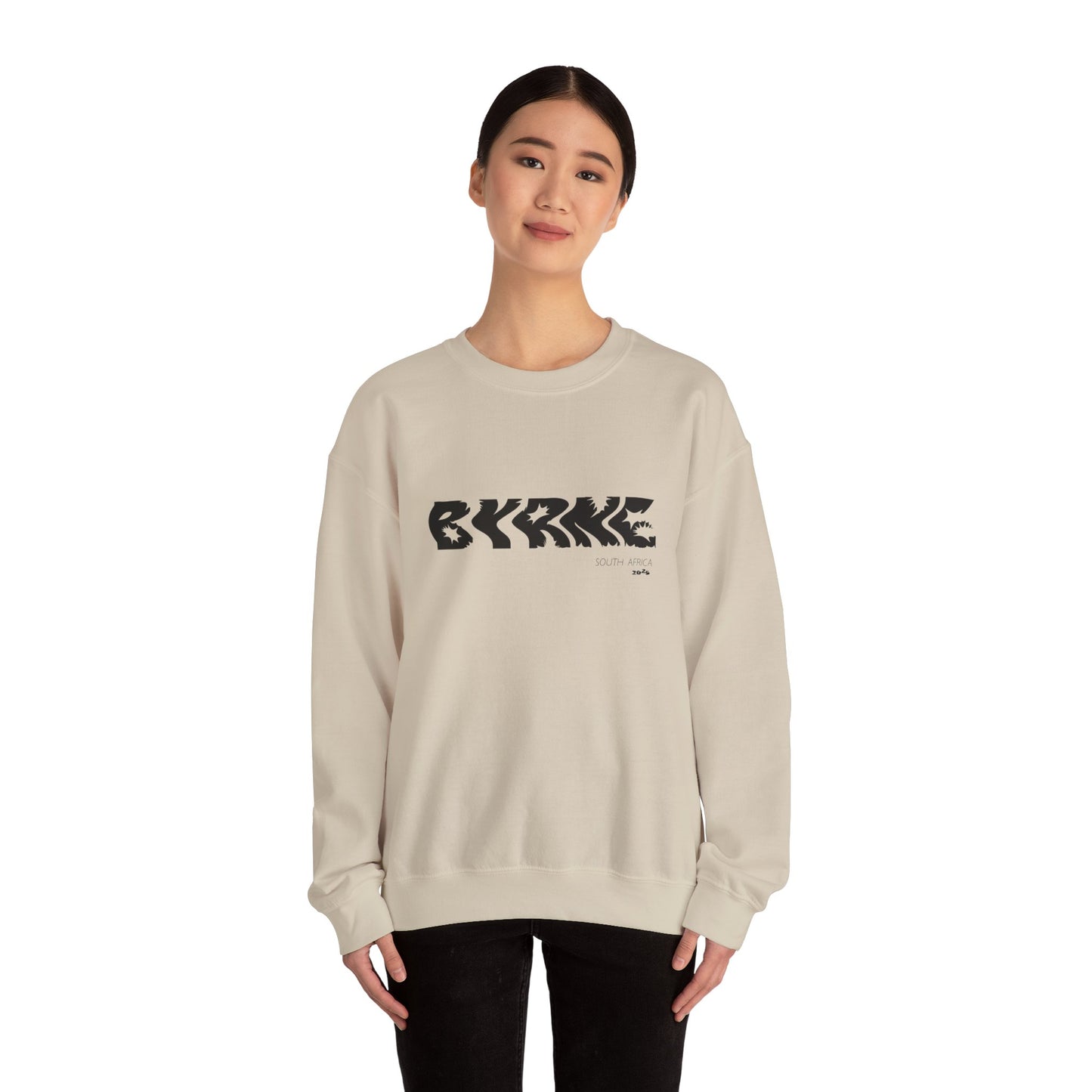 BYRNE Black South Africa 2025 - Unisex Crewneck Sweatshirt