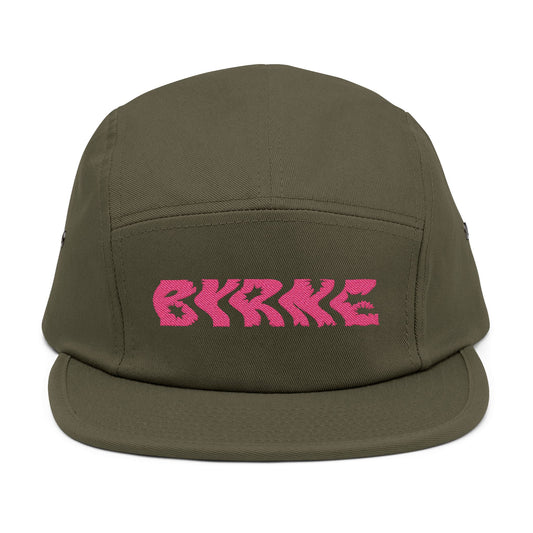 PINK - 5 Panel Cap with Embroidery