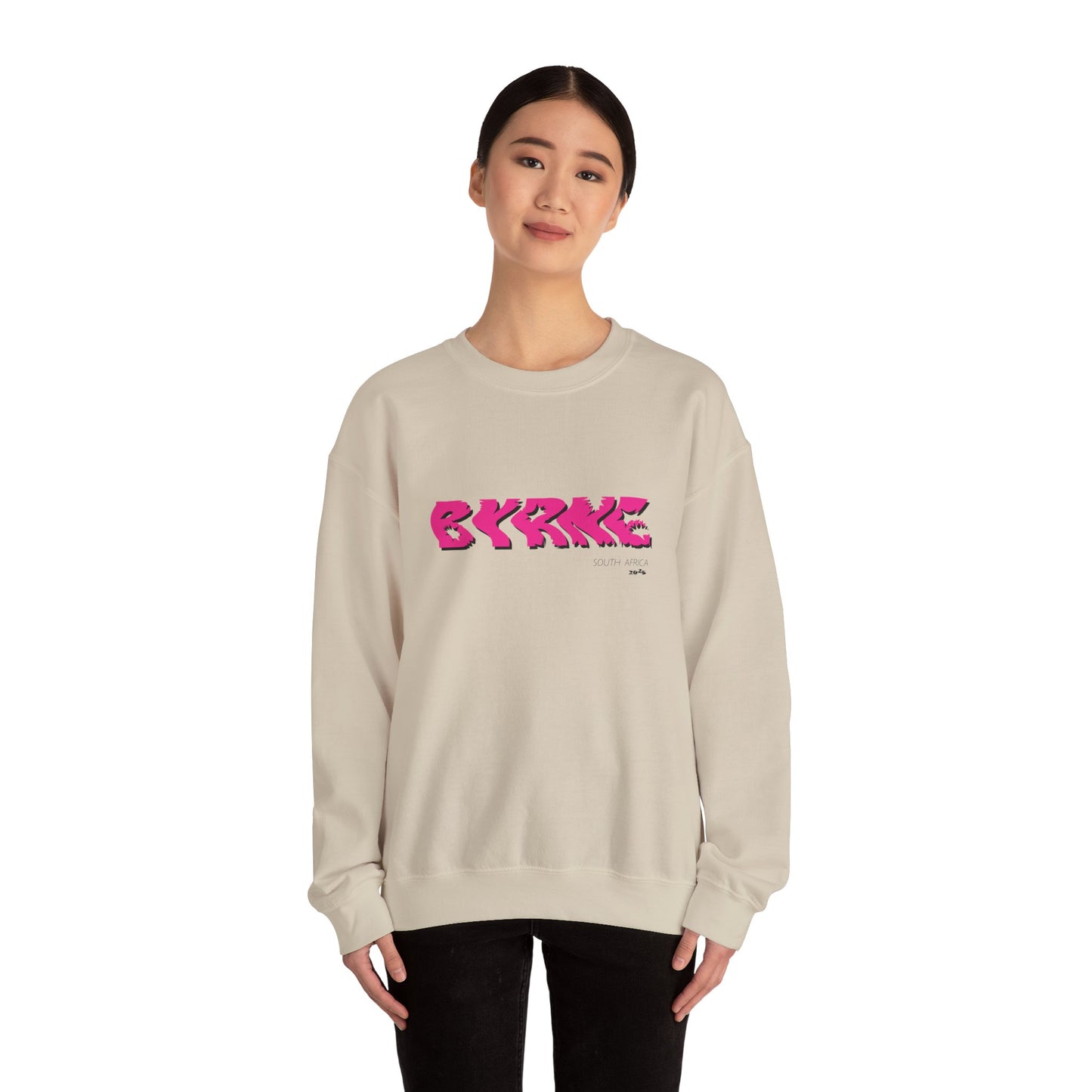 BYRNE PINK South Africa 2025 - Unisex Crewneck Sweatshirt