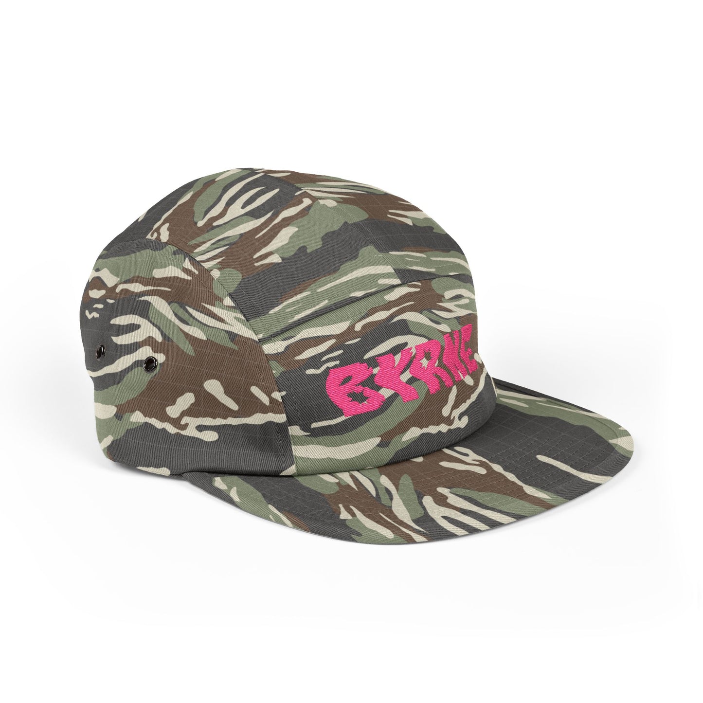PINK - 5 Panel Cap with Embroidery