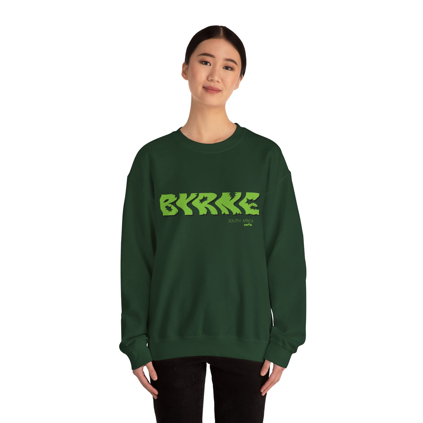 Green BYRNE South Africa 2025 - Unisex Crewneck Sweatshirt