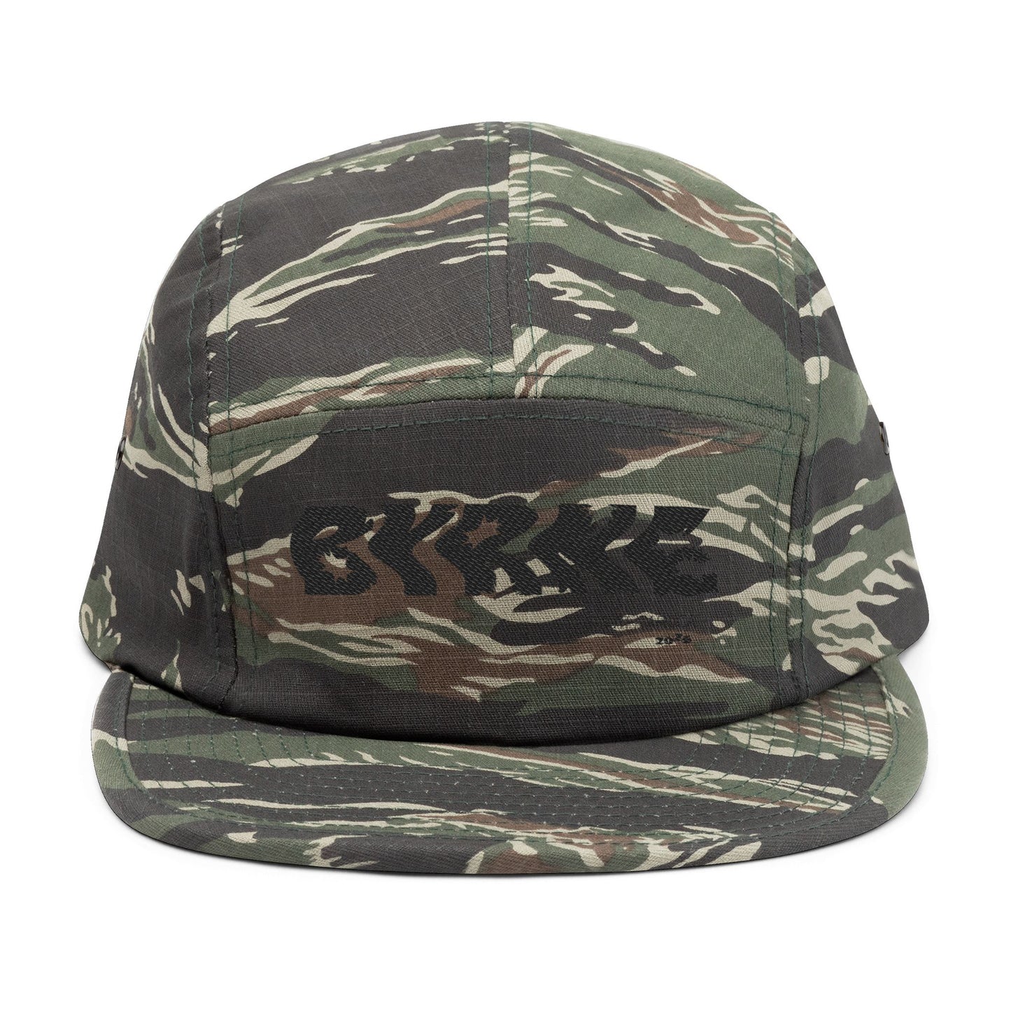5 Panel Cap with Embroidered 'BYRNE' Hat