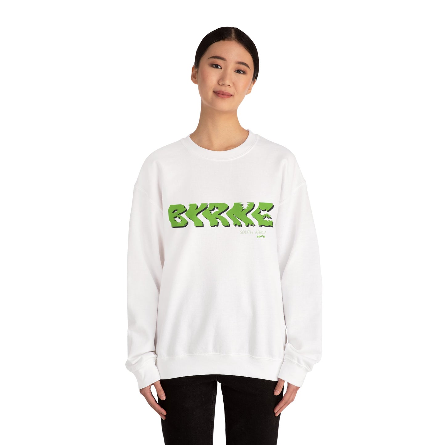 Green BYRNE South Africa 2025 - Unisex Crewneck Sweatshirt