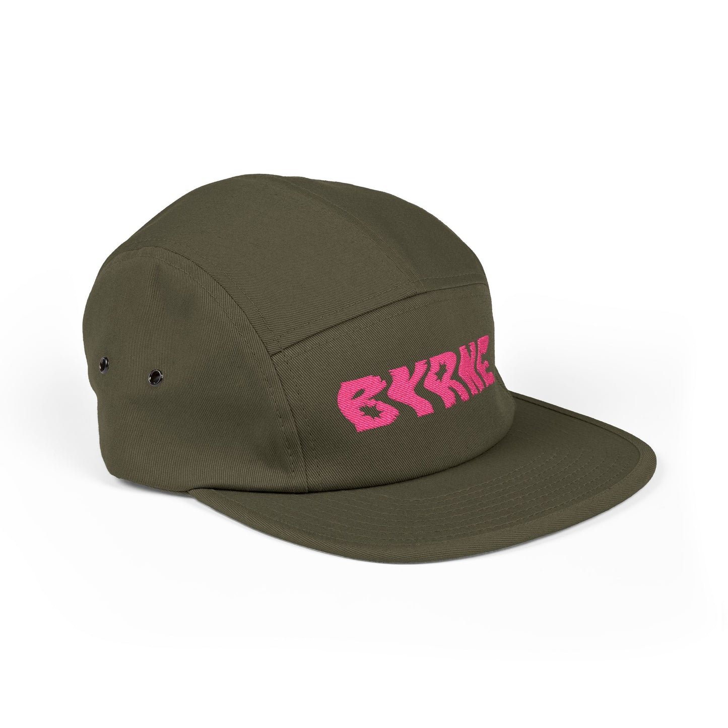 PINK - 5 Panel Cap with Embroidery