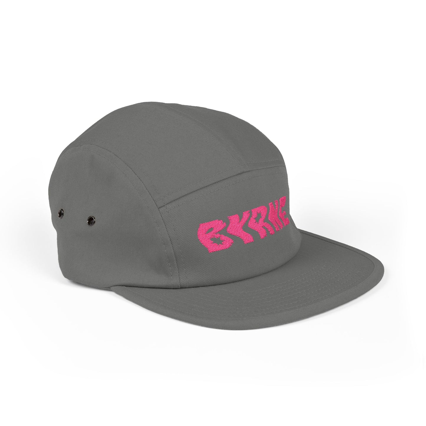 PINK - 5 Panel Cap with Embroidery