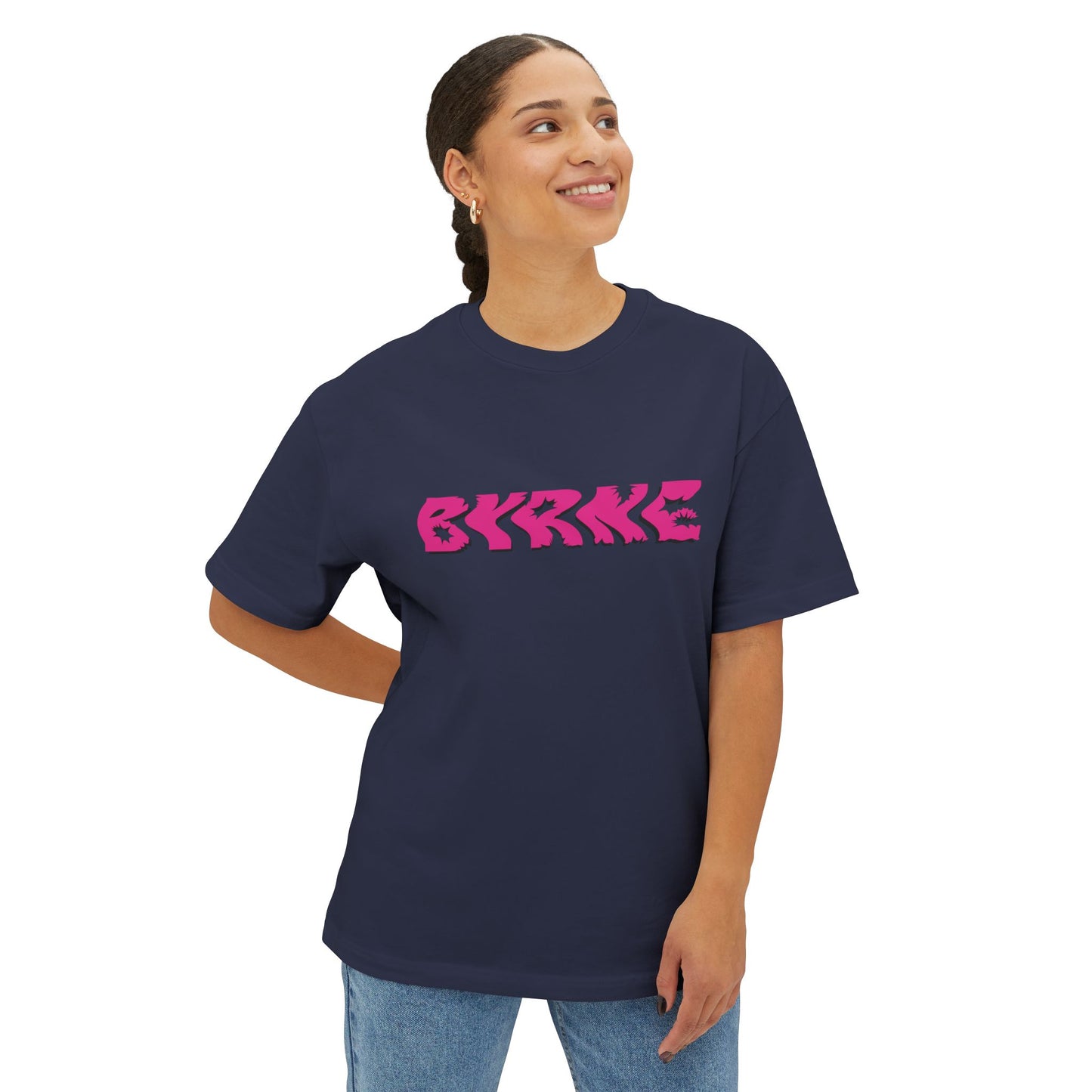 Pink BYRNE South Africa 2025 - Unisex Oversized Boxy Tee