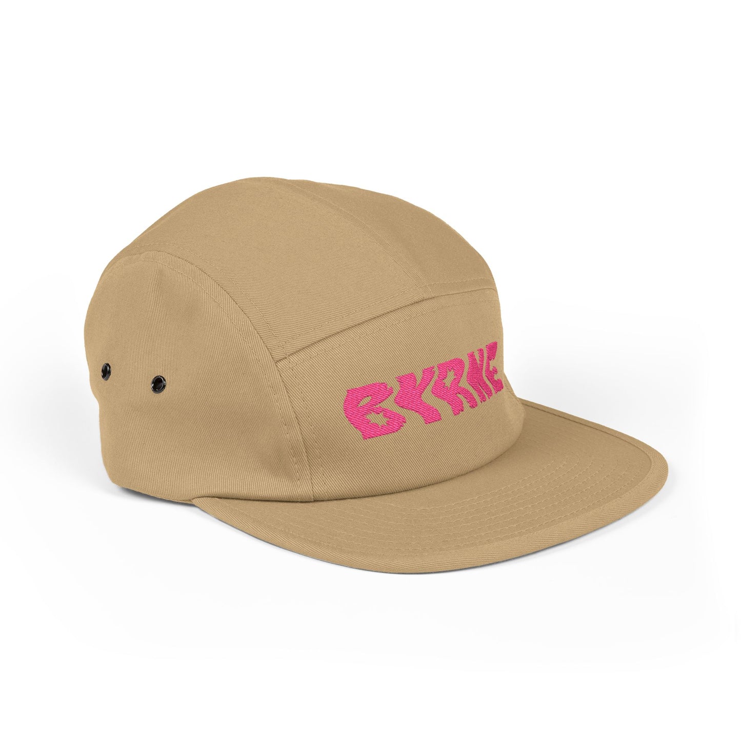PINK - 5 Panel Cap with Embroidery