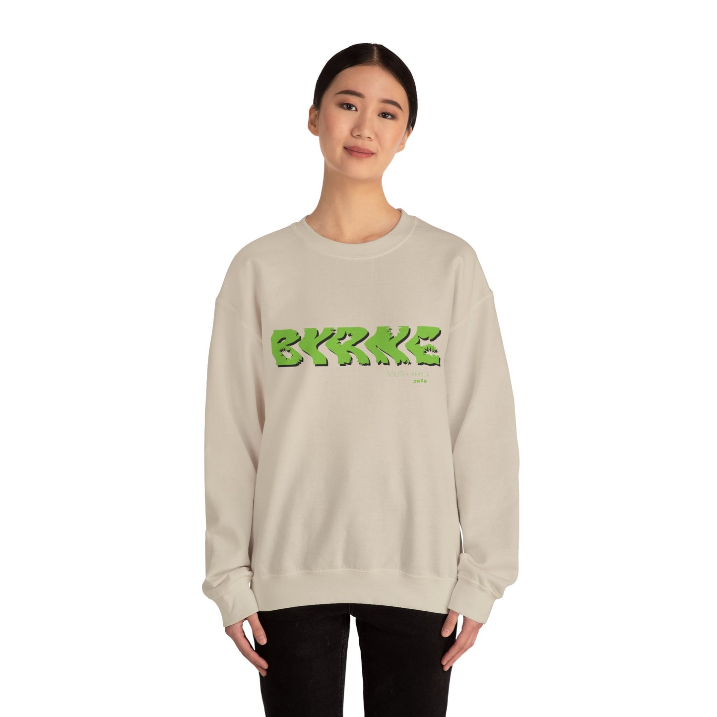 Green BYRNE South Africa 2025 - Unisex Crewneck Sweatshirt