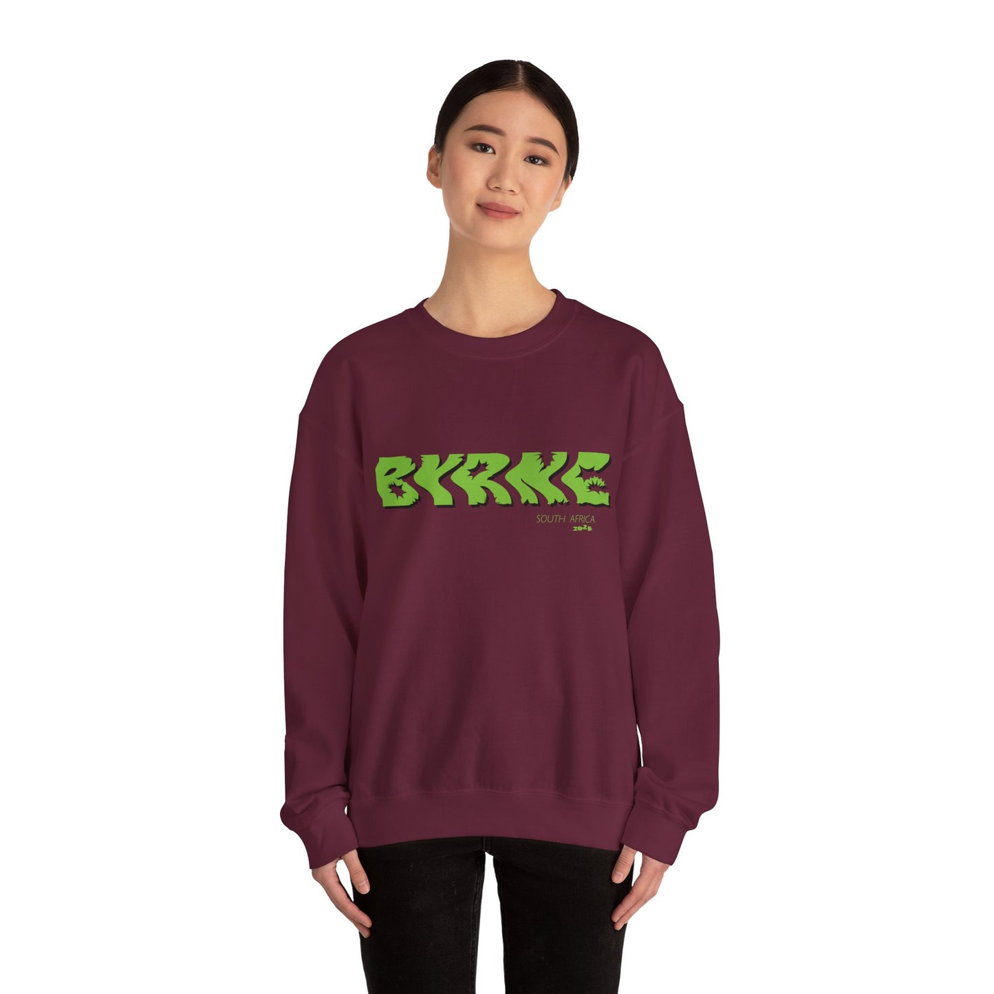 Green BYRNE South Africa 2025 - Unisex Crewneck Sweatshirt