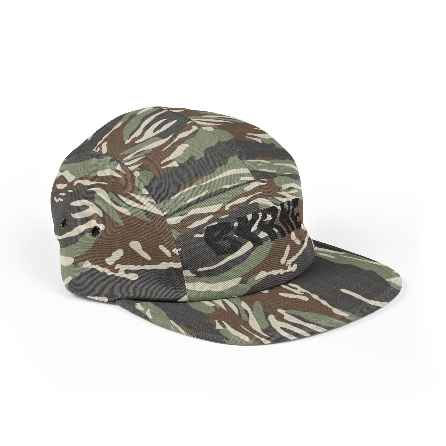 5 Panel Cap with Embroidered 'BYRNE' Hat
