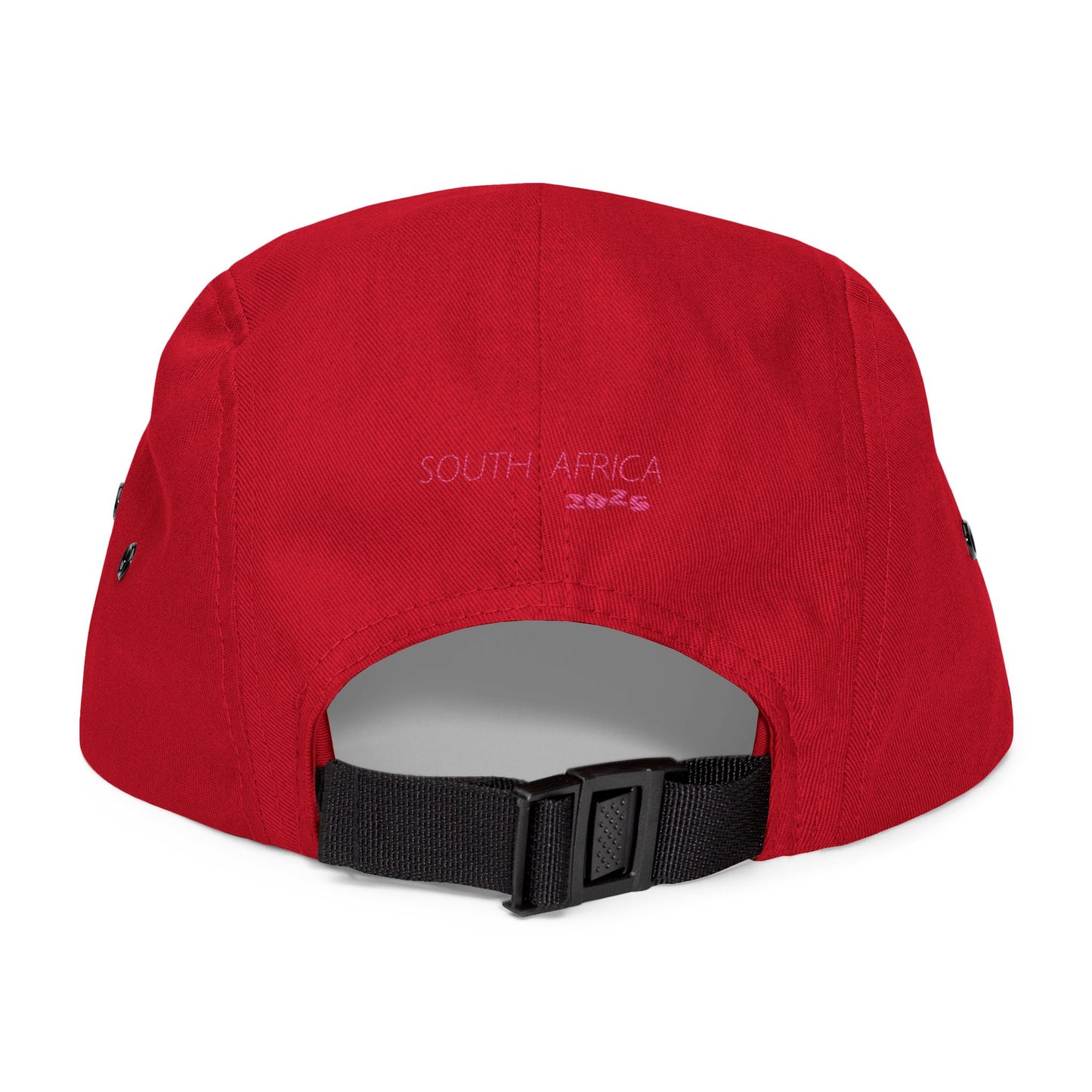 PINK - 5 Panel Cap with Embroidery