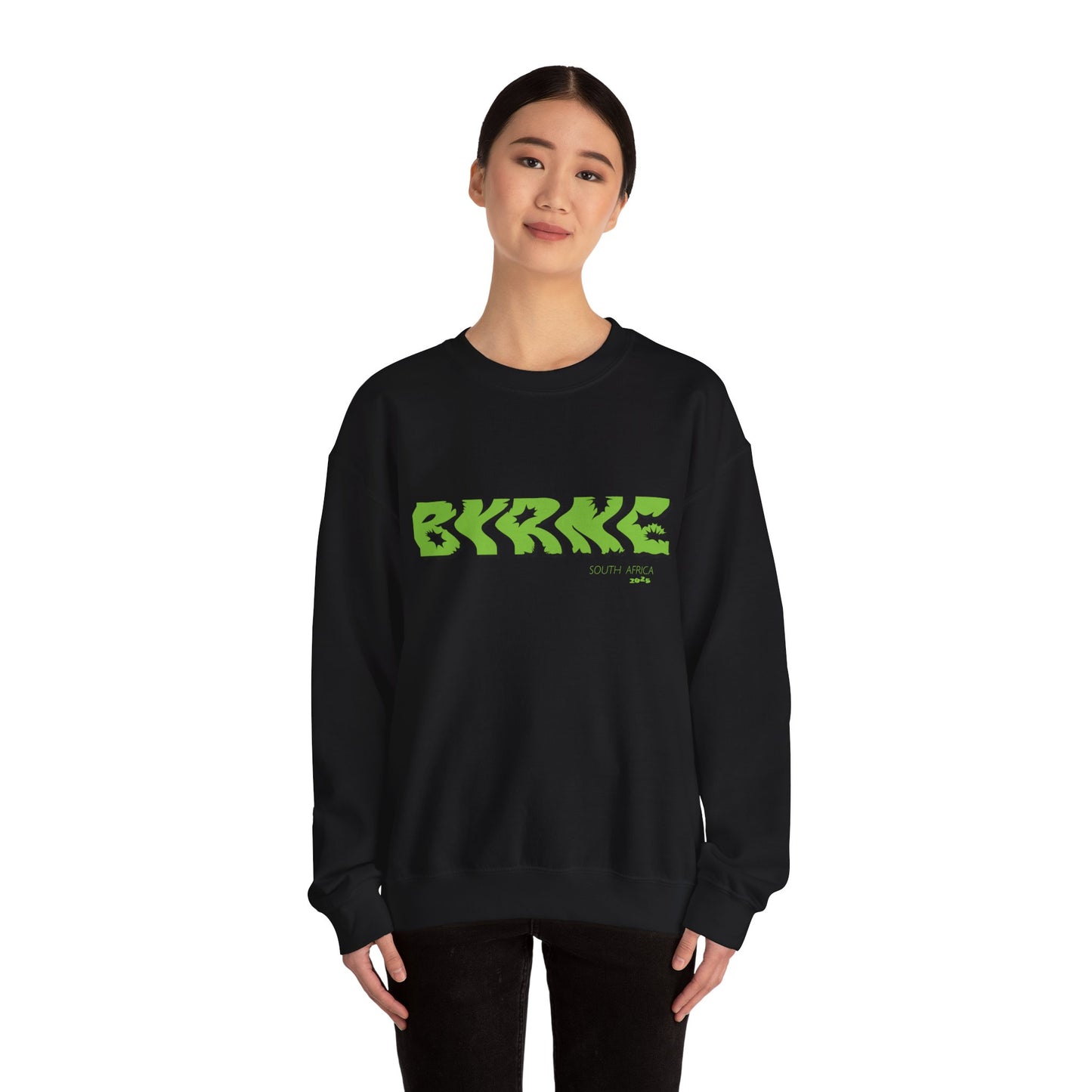 Green BYRNE South Africa 2025 - Unisex Crewneck Sweatshirt