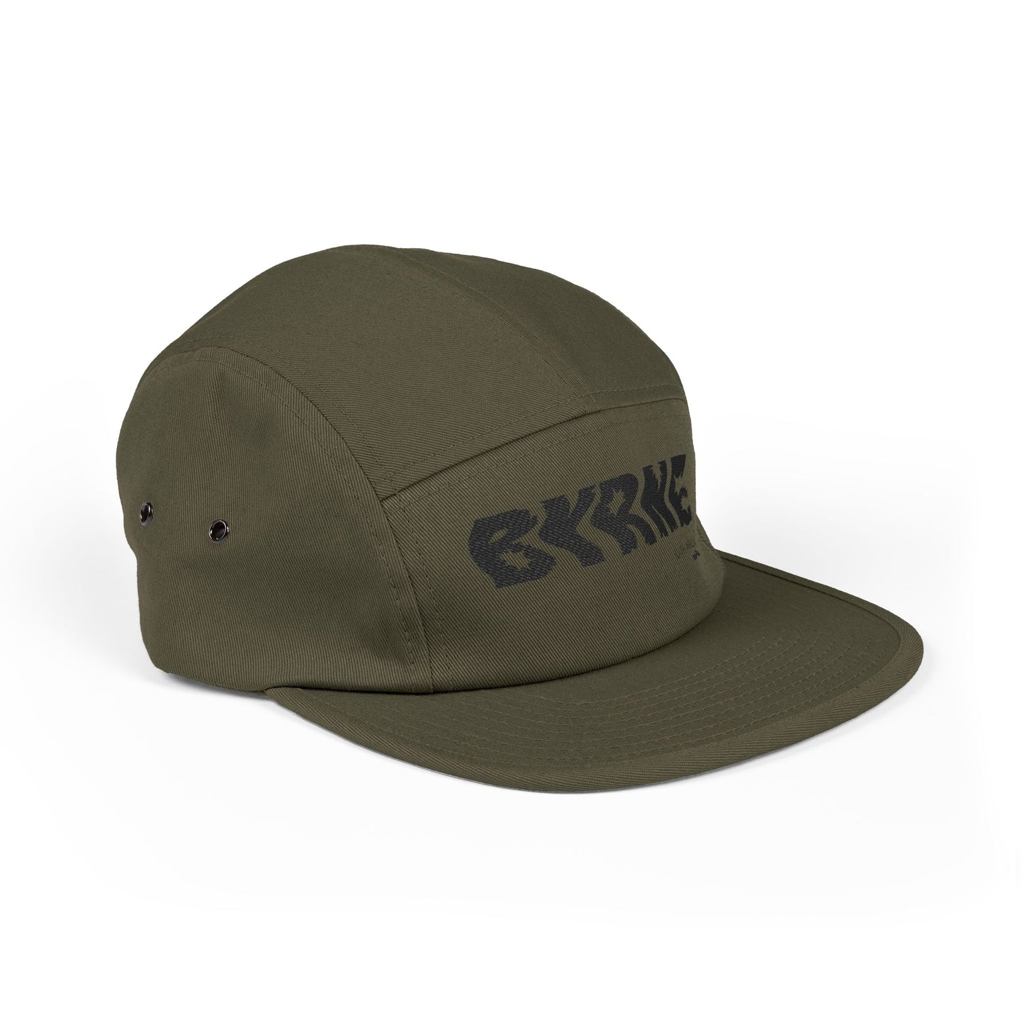 5 Panel Cap with Embroidered 'BYRNE' Hat