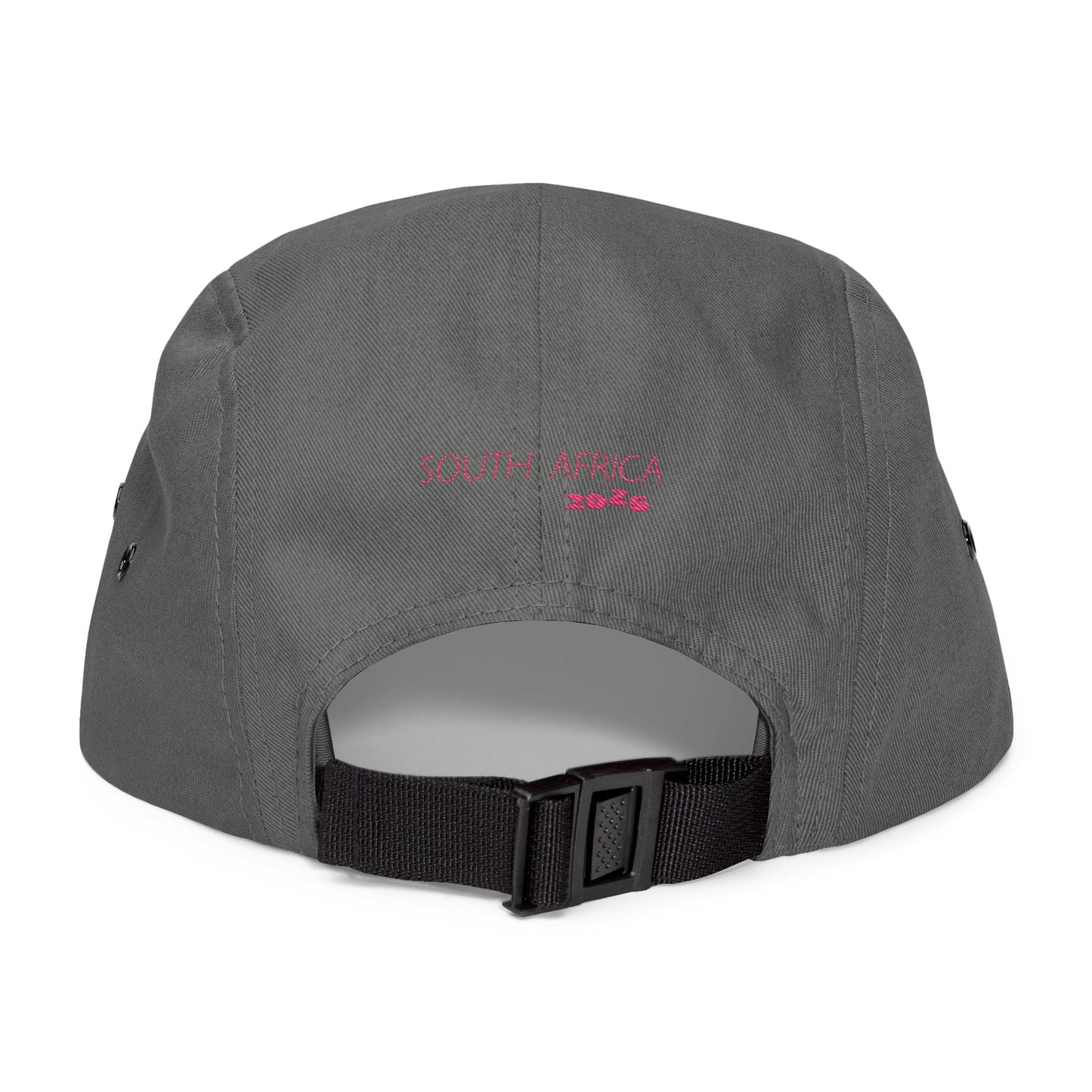 PINK - 5 Panel Cap with Embroidery
