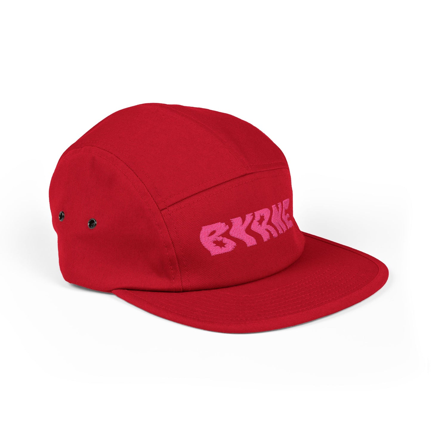 PINK - 5 Panel Cap with Embroidery