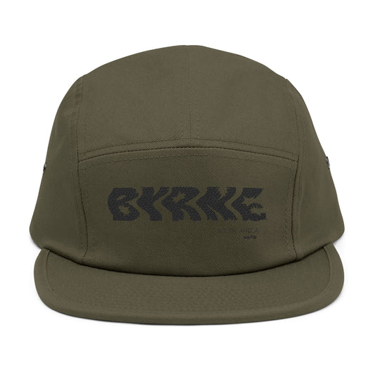 5 Panel Cap with Embroidered 'BYRNE' Hat