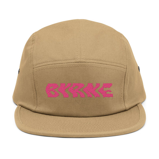 PINK - 5 Panel Cap with Embroidery