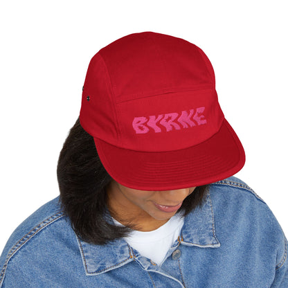 PINK - 5 Panel Cap with Embroidery