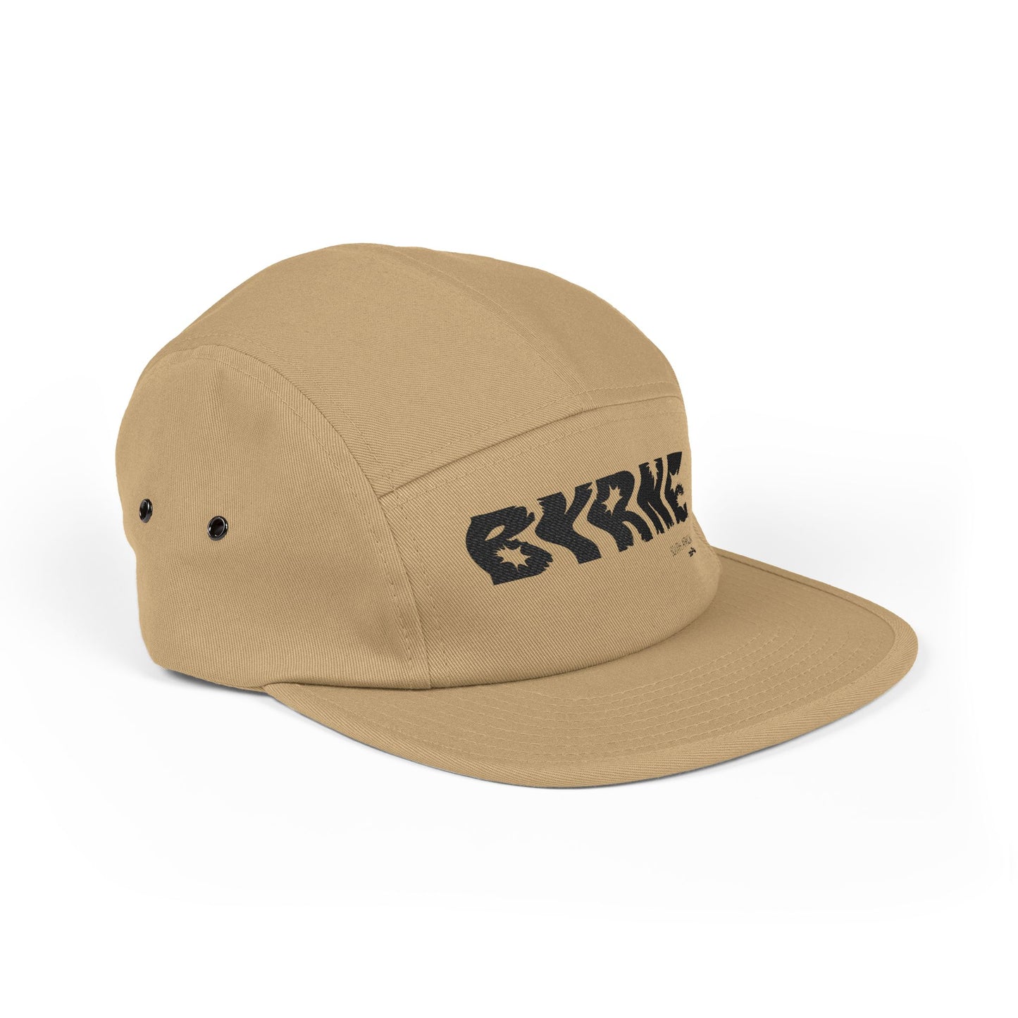 5 Panel Cap with Embroidered 'BYRNE' Hat