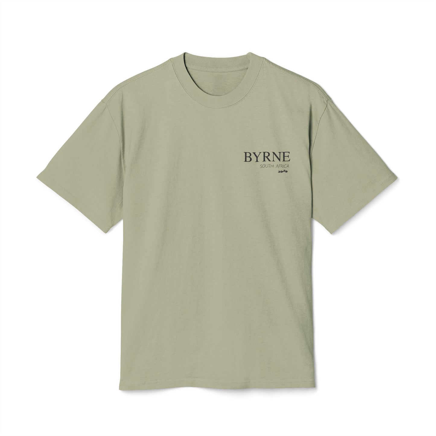 BYRNE South Africa 2025 Embroidered - Vintage Faded Unisex Tee