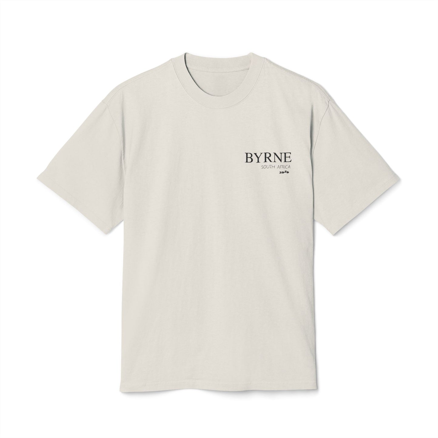 BYRNE South Africa 2025 Embroidered - Vintage Faded Unisex Tee