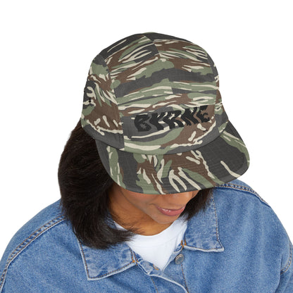5 Panel Cap with Embroidered 'BYRNE' Hat