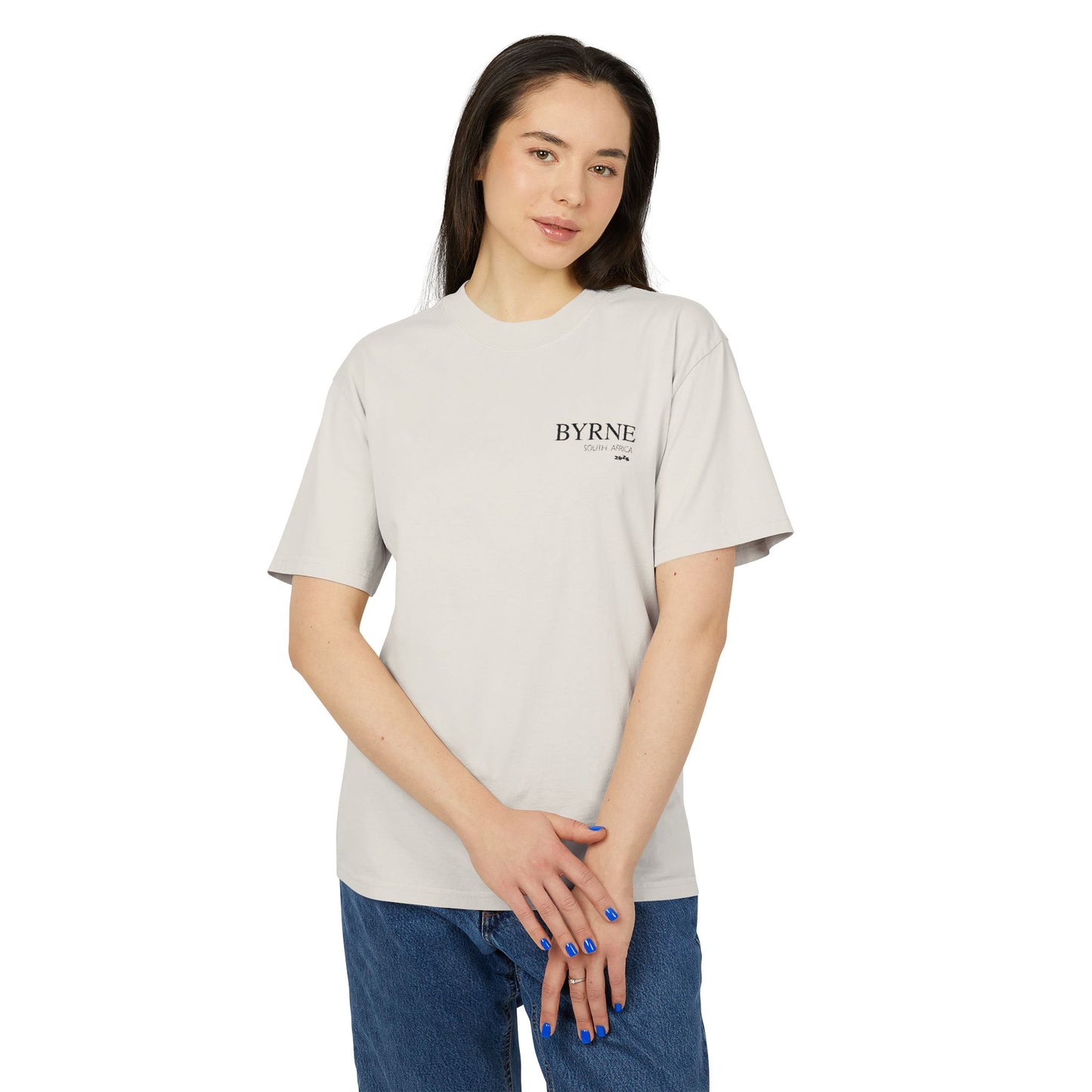 BYRNE South Africa 2025 Embroidered - Vintage Faded Unisex Tee