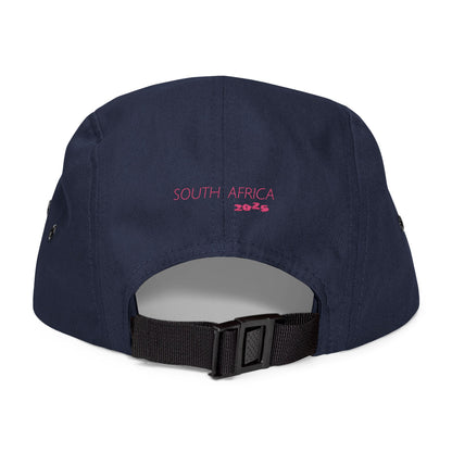 PINK - 5 Panel Cap with Embroidery