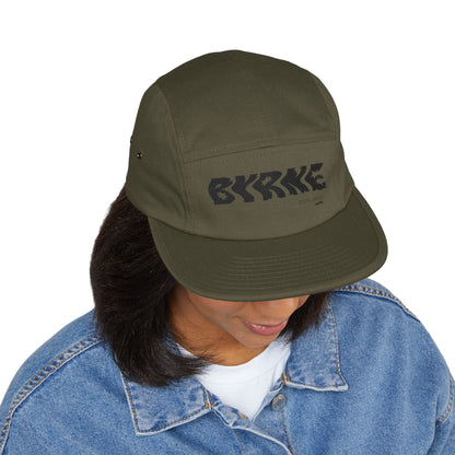 5 Panel Cap with Embroidered 'BYRNE' Hat