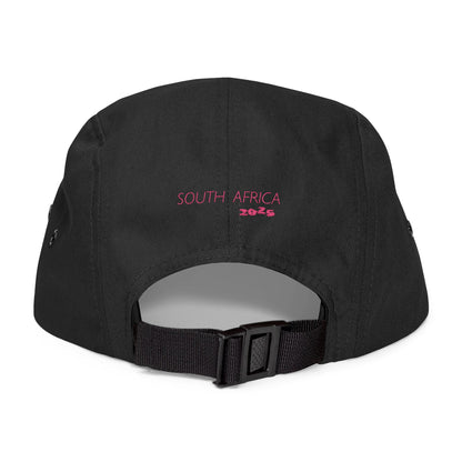 PINK - 5 Panel Cap with Embroidery