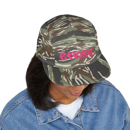PINK - 5 Panel Cap with Embroidery