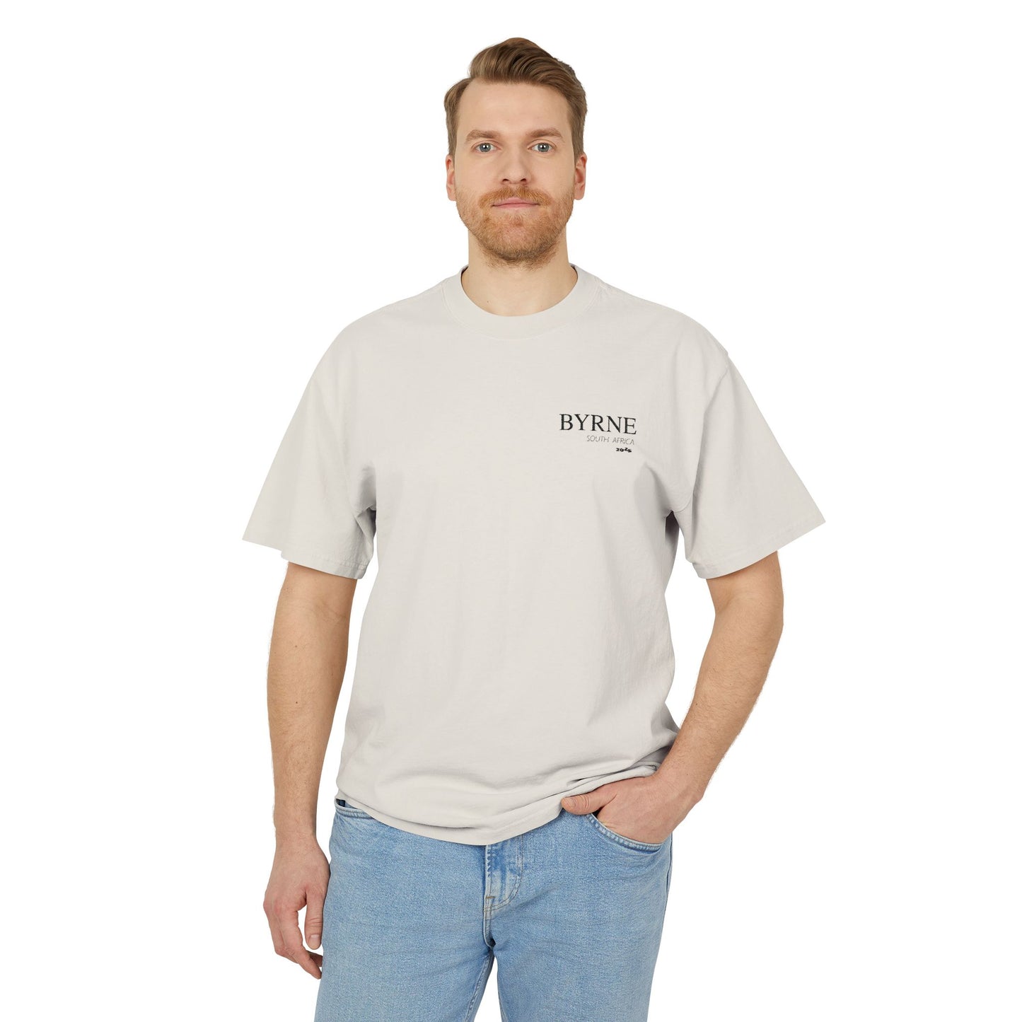 BYRNE South Africa 2025 Embroidered - Vintage Faded Unisex Tee