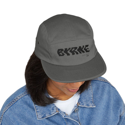 5 Panel Cap with Embroidered 'BYRNE' Hat